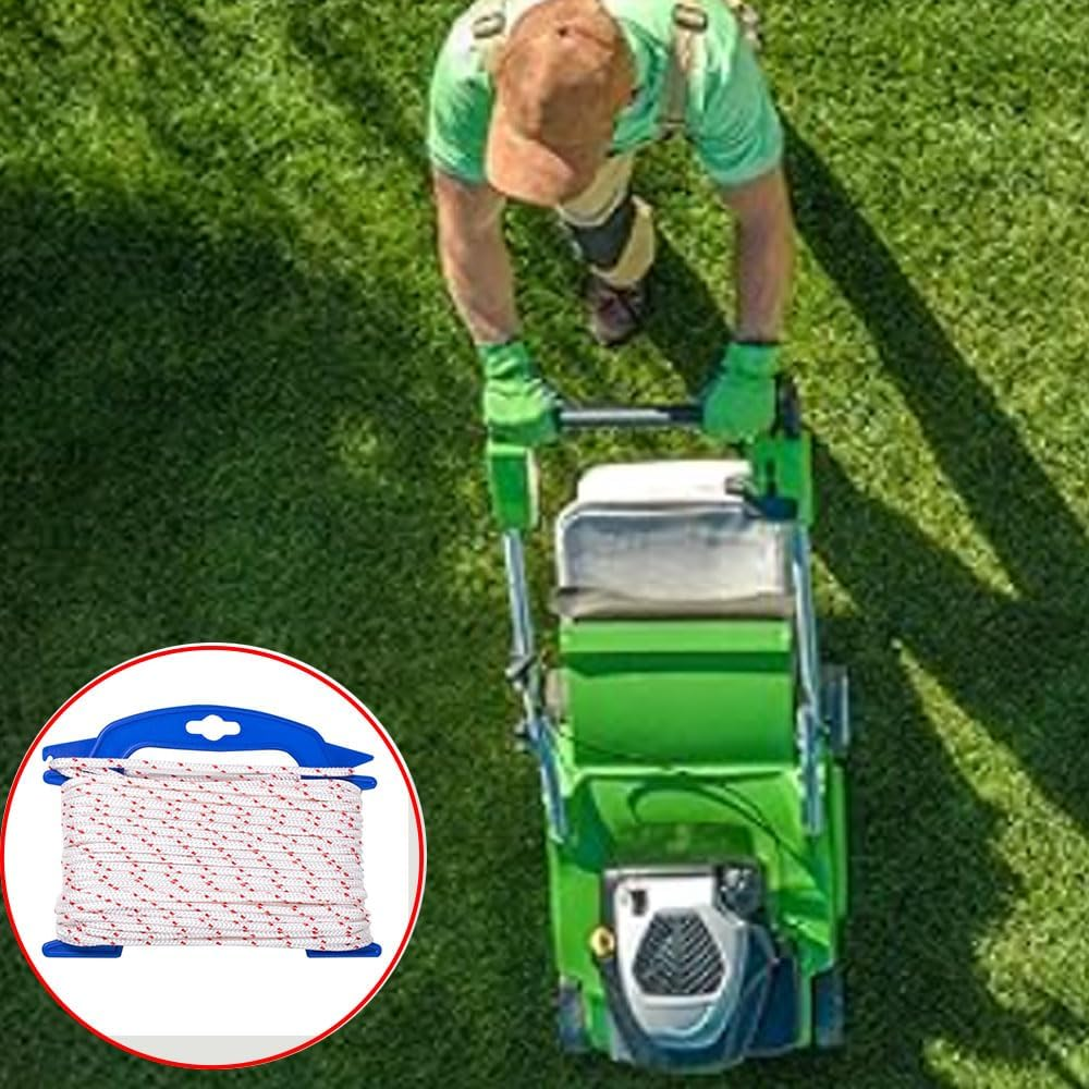 Recoil Starter Rope5.0 Mm Diameter 20 Meter Pull Cord for Lawn Mower Trimmer Edger Brush Cutter Engine Parts