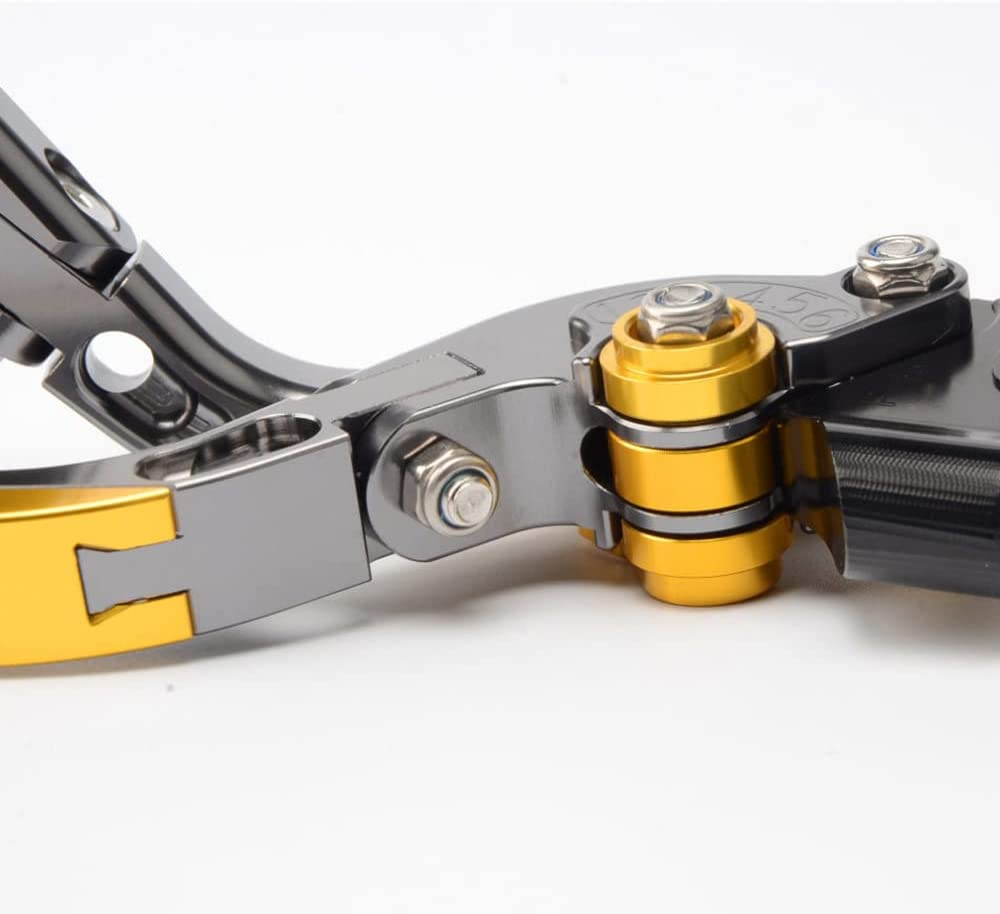 ESPEEDMTC for KTM Duke 125 200 250 390 Duke RC125 RC200 RC390 2013-2023 Modified CNC Aluminum Alloy Length Adjustable Foldable Brake Clutch Lever Accessories (Orange) image number 3