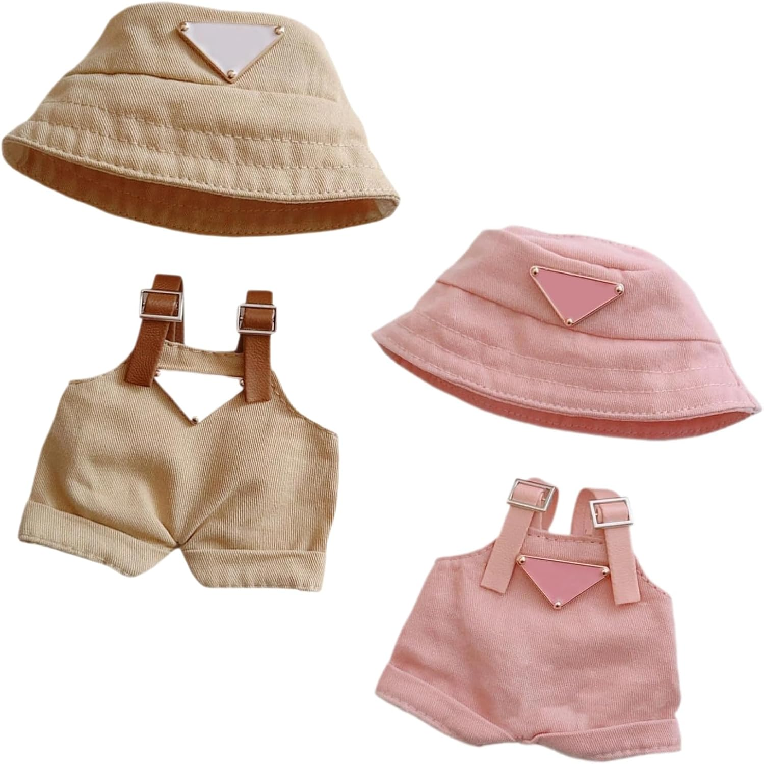 17Cm Doll Clothes, Cute Dolls Outfit Accessories with Sweater, Dress, Shoes, Clothing Set for Bubudolls