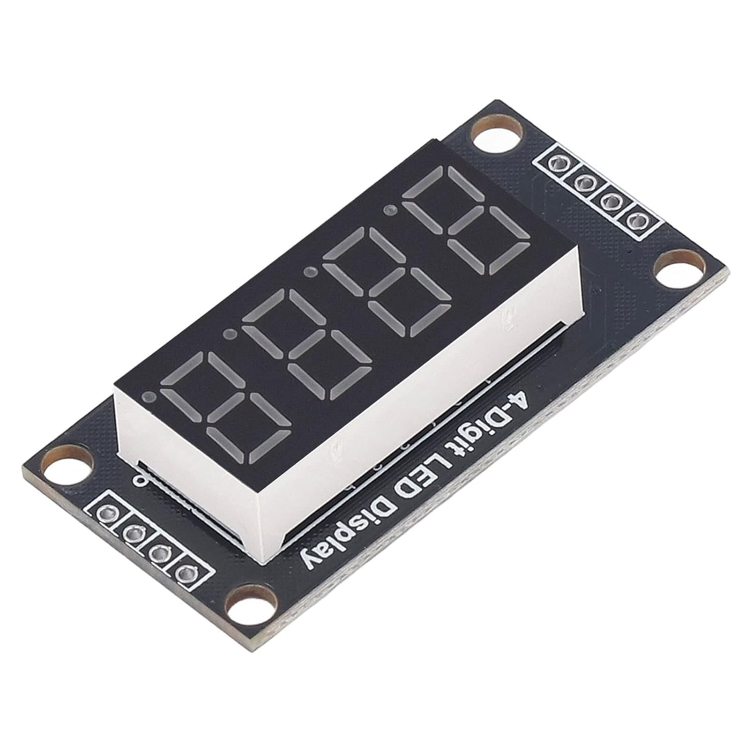MUNEFE 4 Bits Digital LED Display Module, 4 Digit Tube LED Segment Display Module, 4 Digit 7 Segment Digital Tube LED Display Board for Machine Equipment (Yellow, 0.36In TM1637) image number 6