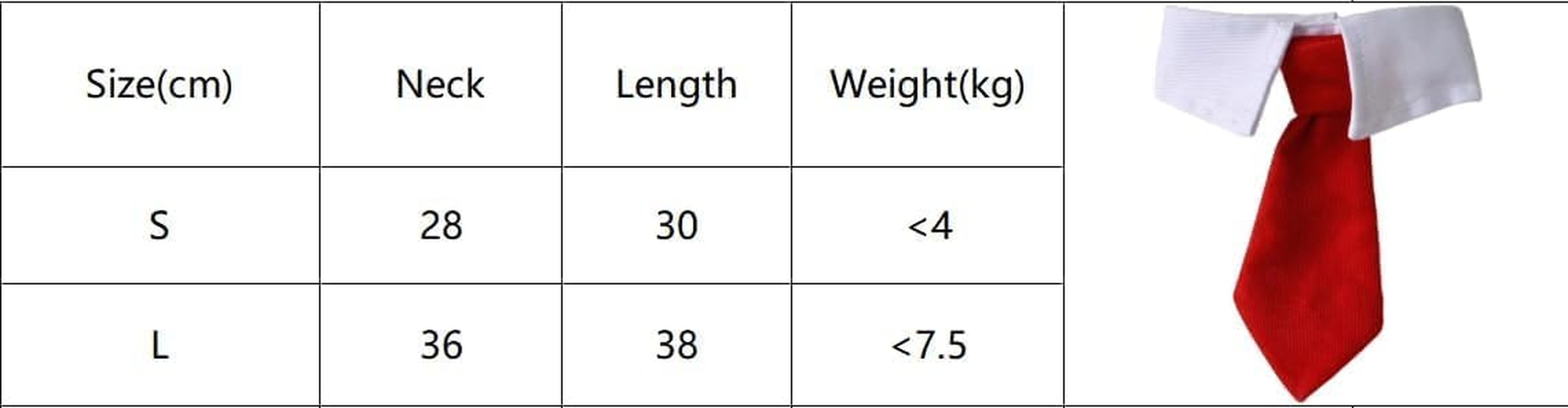 Dog Bow Tie, Gofunway Cat Formal Dog Wedding Attire White Puppy Collar Adjustable White Dog Tuxedo Collar with Black Dogs Neckties Pet Tuxedo Costume for Cats (Red, Small) image number 4