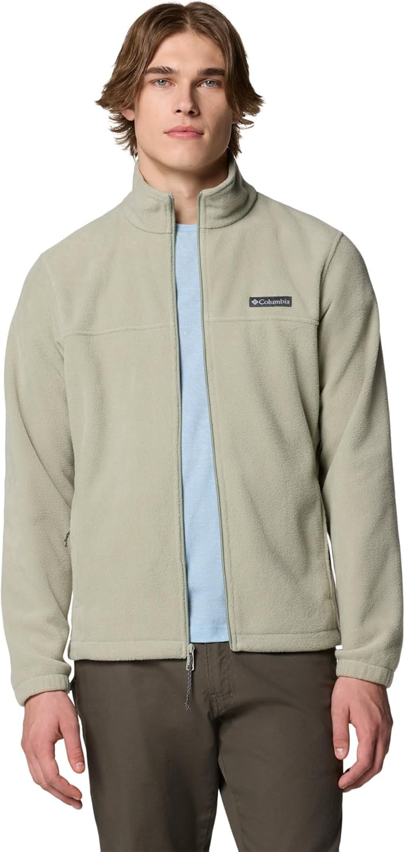 Columbia Men'S Steens Mountain Full Zip 2.0 Fleece Jacket, Matcha/New Olive, XXL image number 1