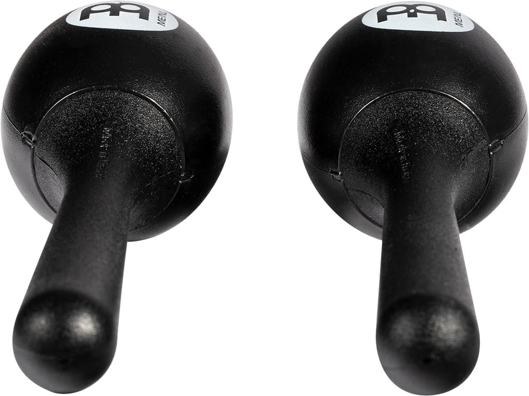 Meinl Percussion Plastic Egg Maracas - Egg Shaker with Ergonomic Handle - Musical Instrument Gadget - Plastic, Black (PEMBK) image number 2