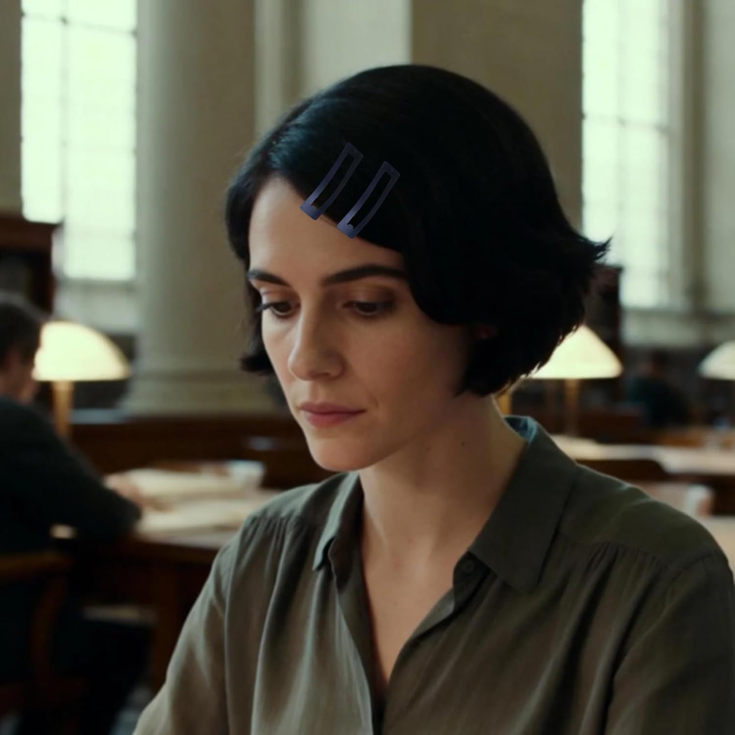 Kalione 4 PCS Black Hair Clips - Snap Hair Clips and Black Barrettes for Women, Minimalist Metal Stylish Hairs Accessories for Everyday Use and Special Occasions for Women and Teens