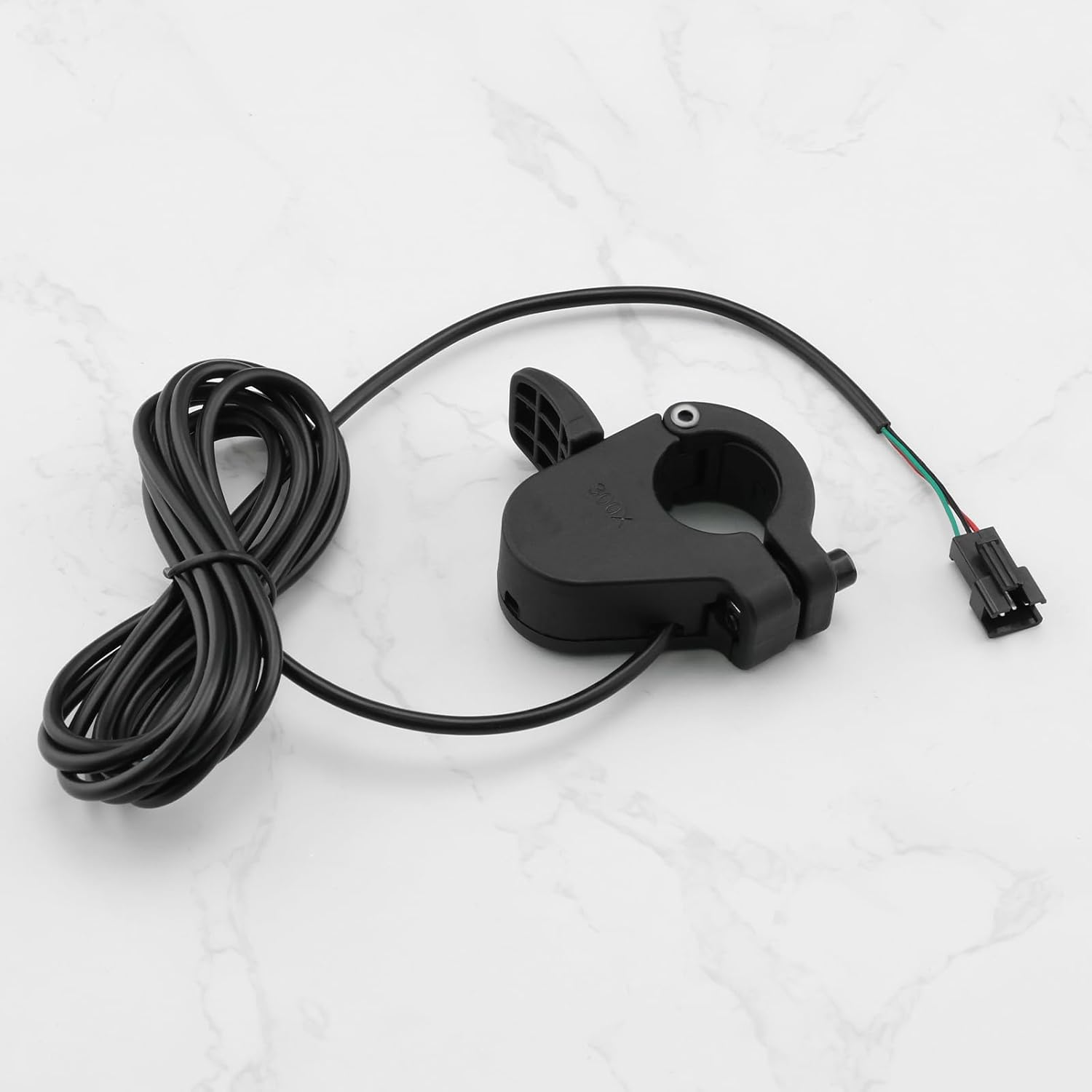 Emsea 1PC Electric Bicycle 300X SM Connector Speed Control Finger Throttle Accelerator Line Length 180Cm 24V 36V 48V 60V 72V Voltage for 22Mm Handlebars image number 2