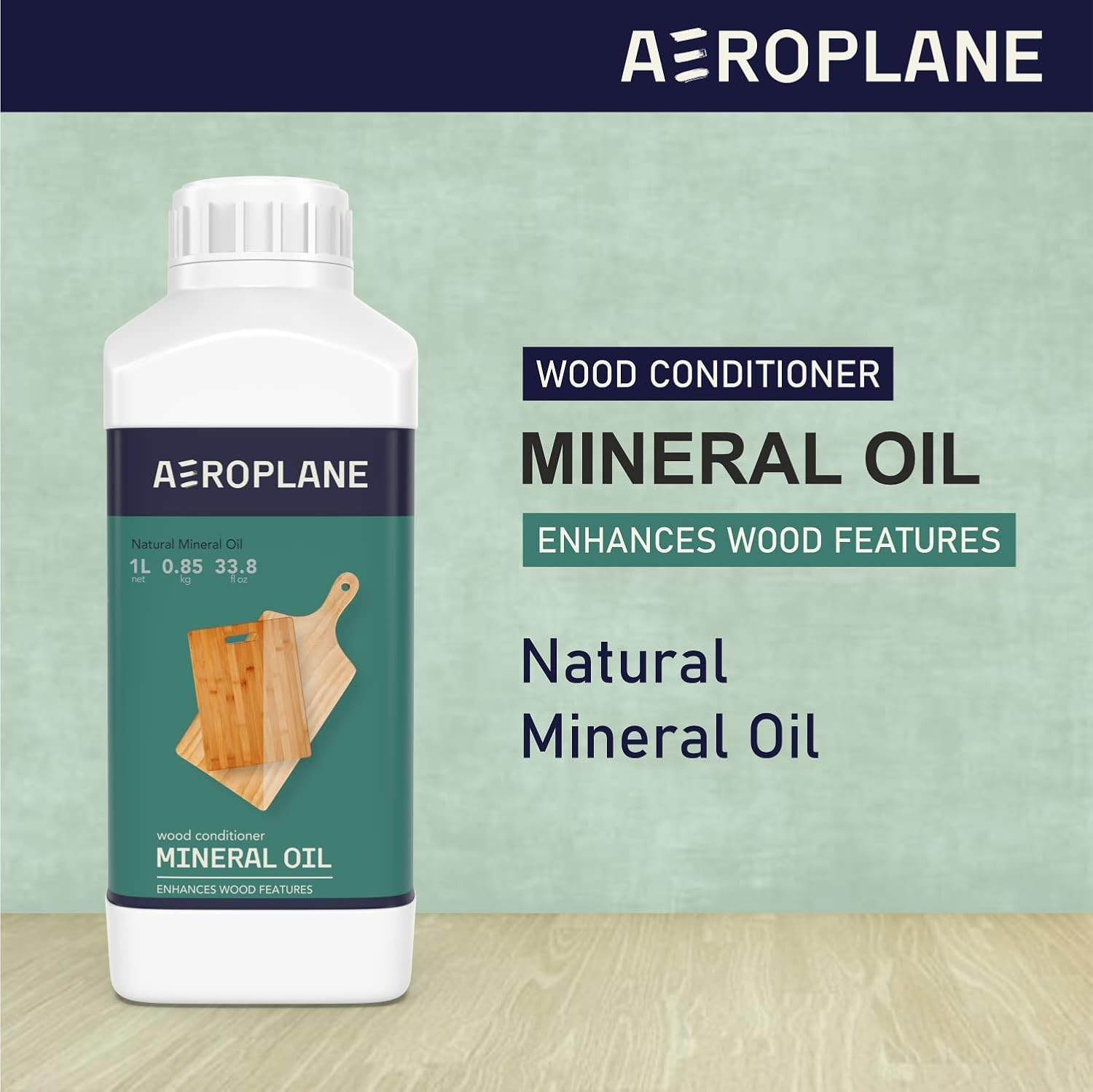AEROPLANE - Mineral Oil - VOC Free & Non-Toxic Wood Conditioner | 100 ML image number 4