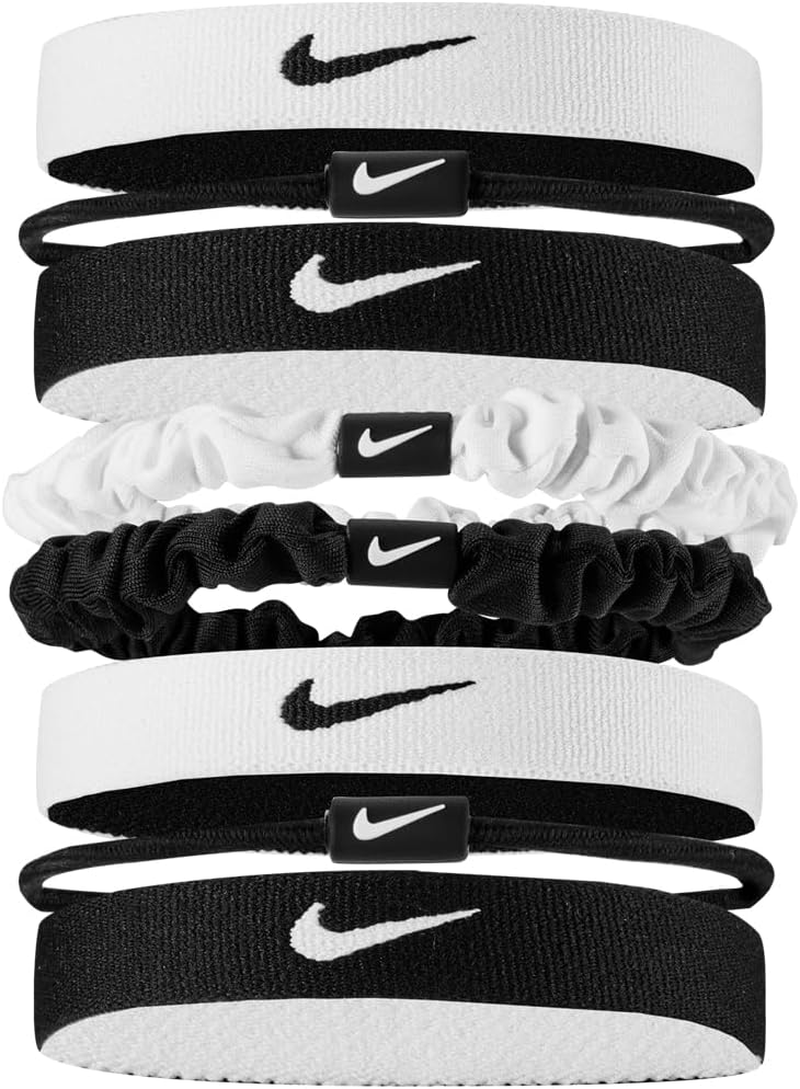 Nike Flex Classic Mix Hair Tie 8 Pack White/Black/Black BN2086-127