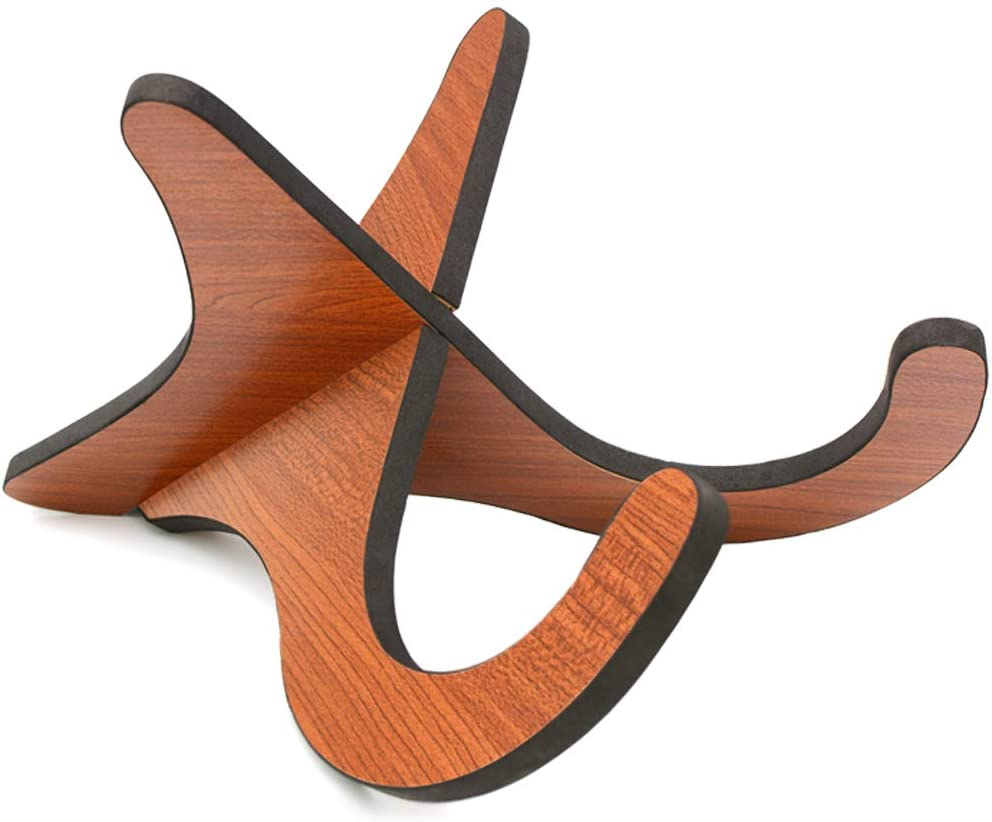 Guitar and Ukulele Stand - Dedicated Wood Folding Portable Stand image number 5
