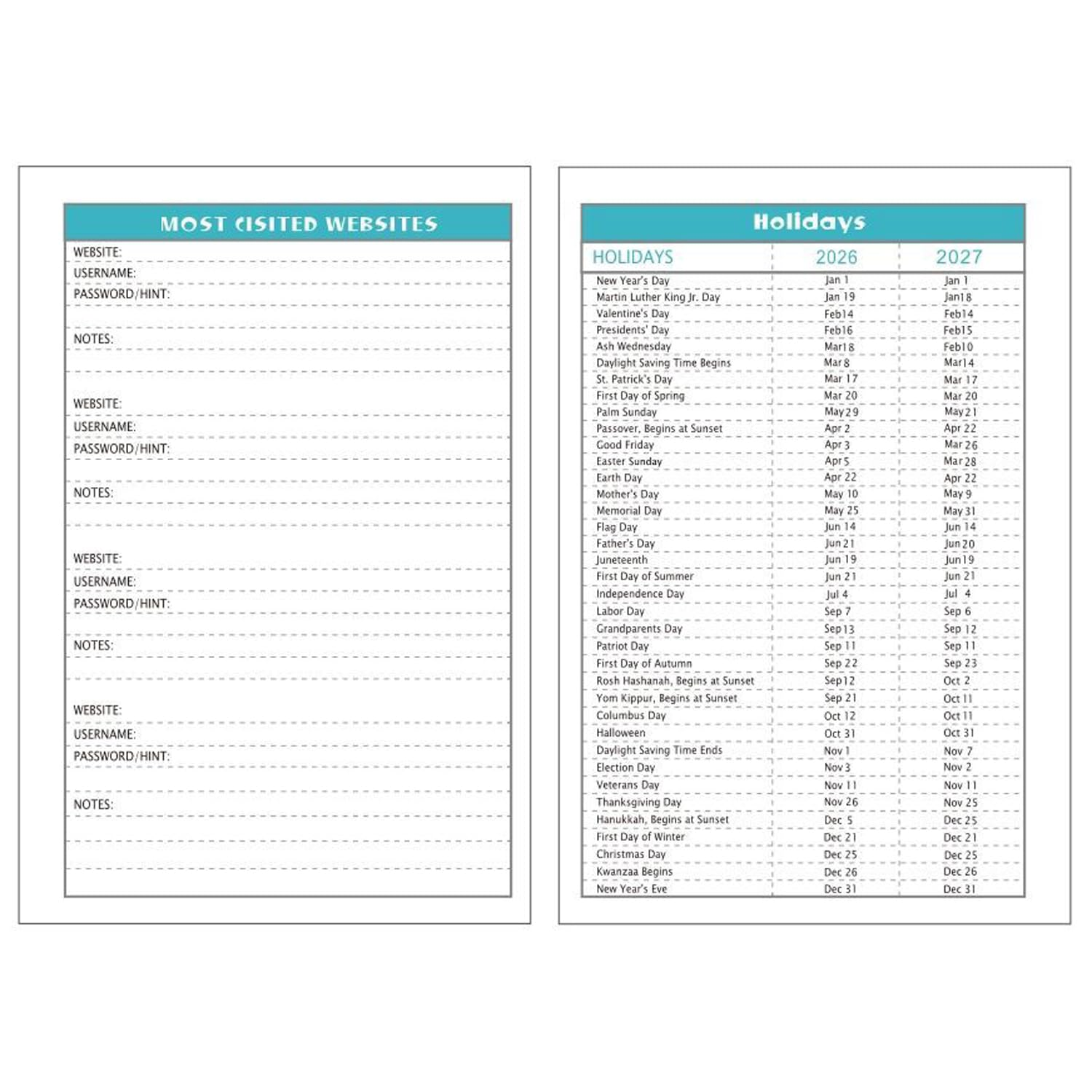 Haobase 2026 Diary A5 Week to View, January 2026 - December 2026, Elastic Closure, Monthly ＆ Weekly Planner for Work, Study, 21 Cm X 15 Cm X 1.3 Cm (Color01)