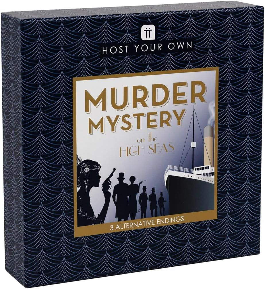 Talking Tables Host Your Own Murder Mystery on the Night Train Game for Adults | 1930S Dinner Party Role Play Experience | Reusable Multi Ending Gameplay, Interactive Group Deduction Activity