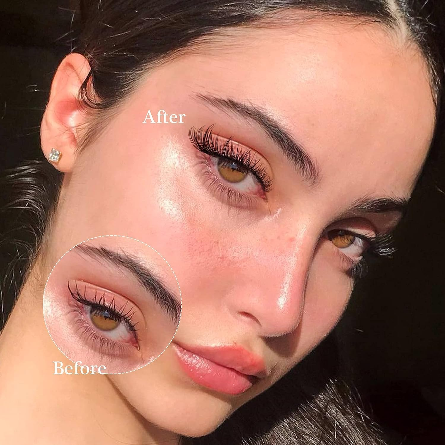 TNTAIAHL Lash Clusters 120Pcs Cluster Lashes 8-16Mm Wispy Individual Lashes Extensions Natural Look Lashes D Curl Fluffy Cluster Lashes DIY Eyelash Extension image number 1