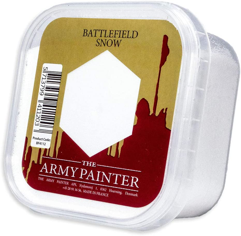 The Army Painter Battlefield Essential Series: Battlefield Snow for Miniature Bases and Wargame Terrains - Snow Flock for Bases of Miniature Toys, 150 Ml image number 5