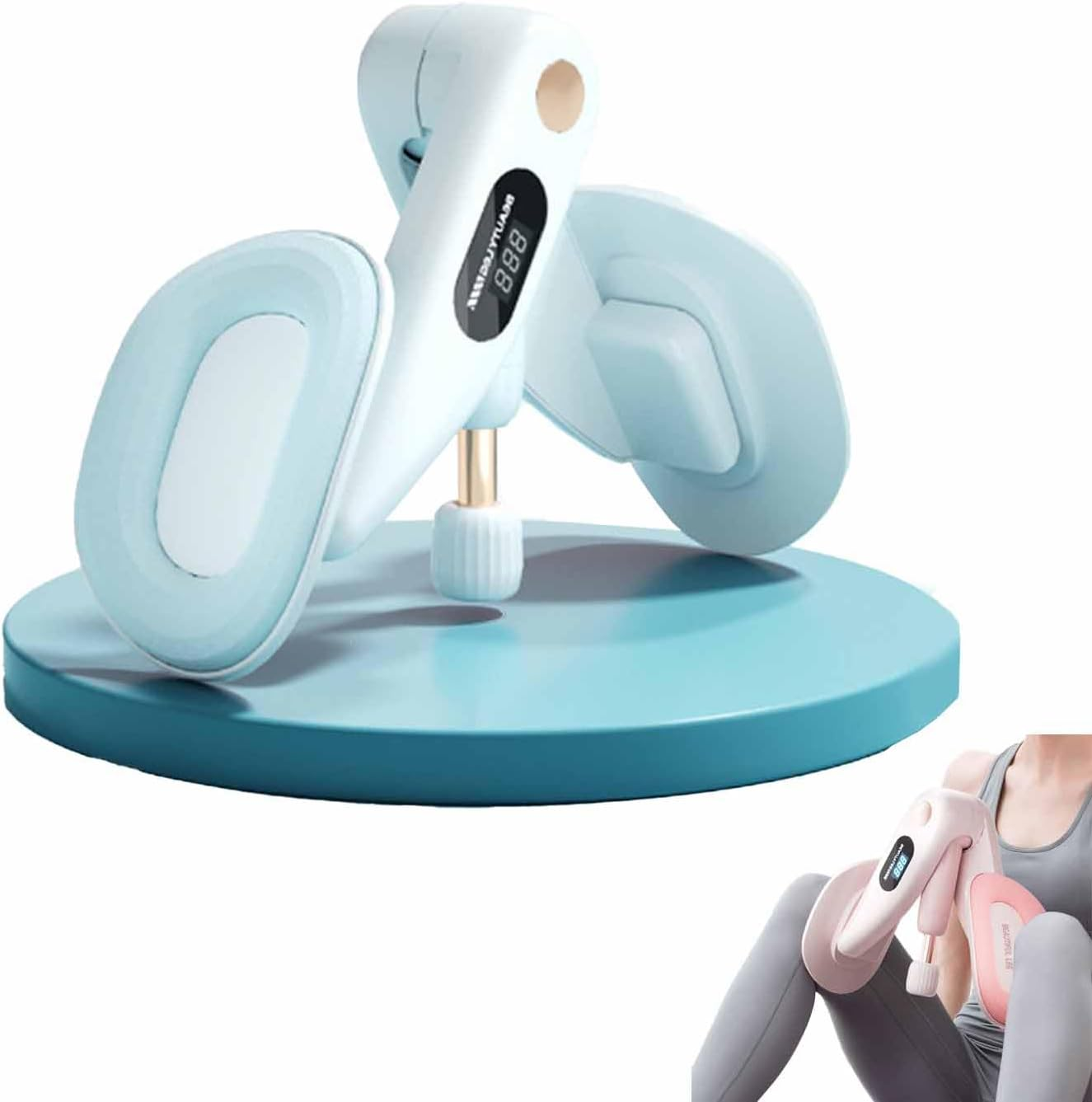 Thigh Trainer Hip Trainer, Inner Thigh Exerciser, Suitable for Fitness Beginners, Home Workout