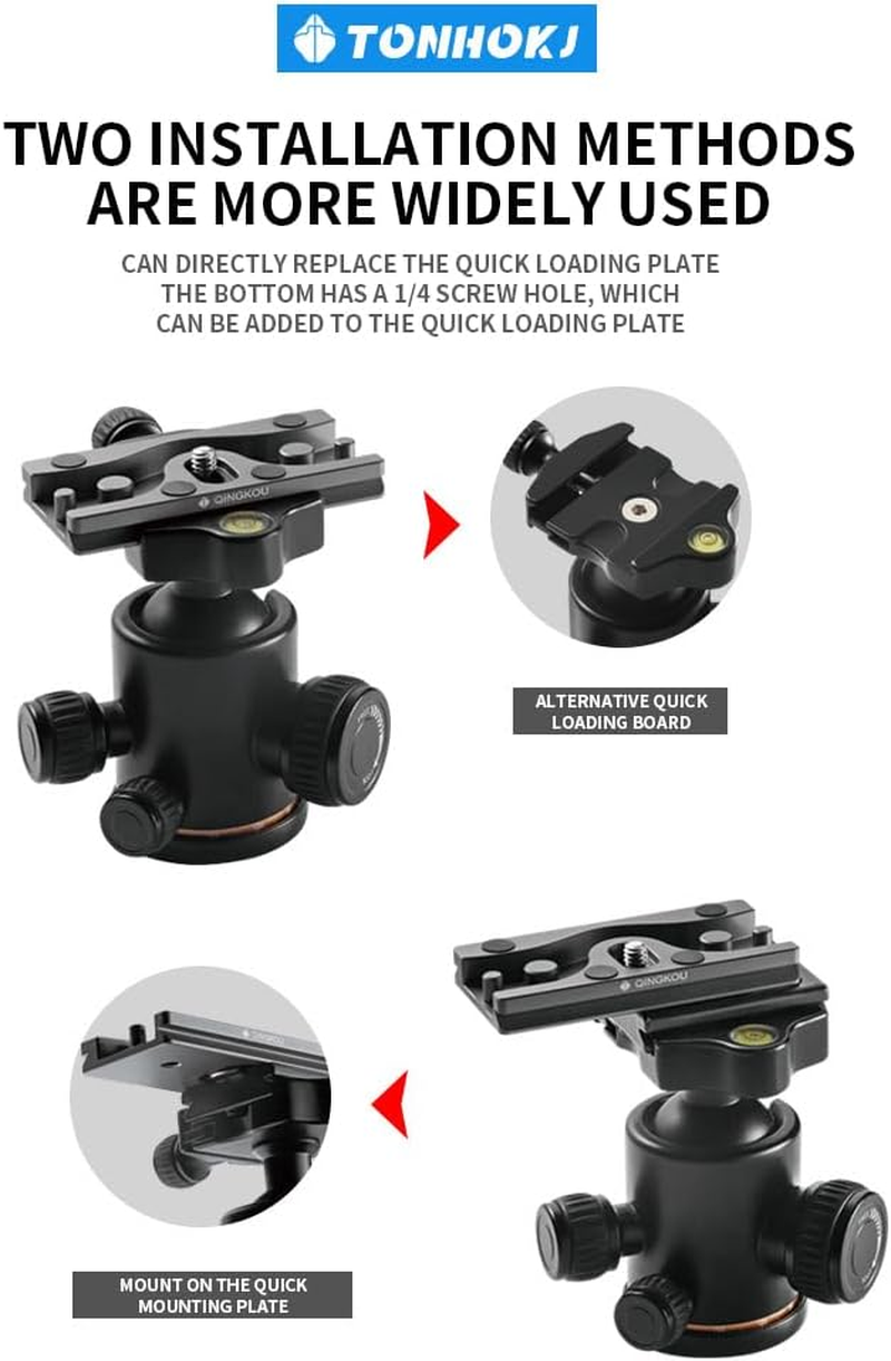 Camera Tether Cable Clamp Block Curve Tether with Arca Quick Release Plate Protector Tools for Camera SLR DSLR Tripod Ball Head image number 4
