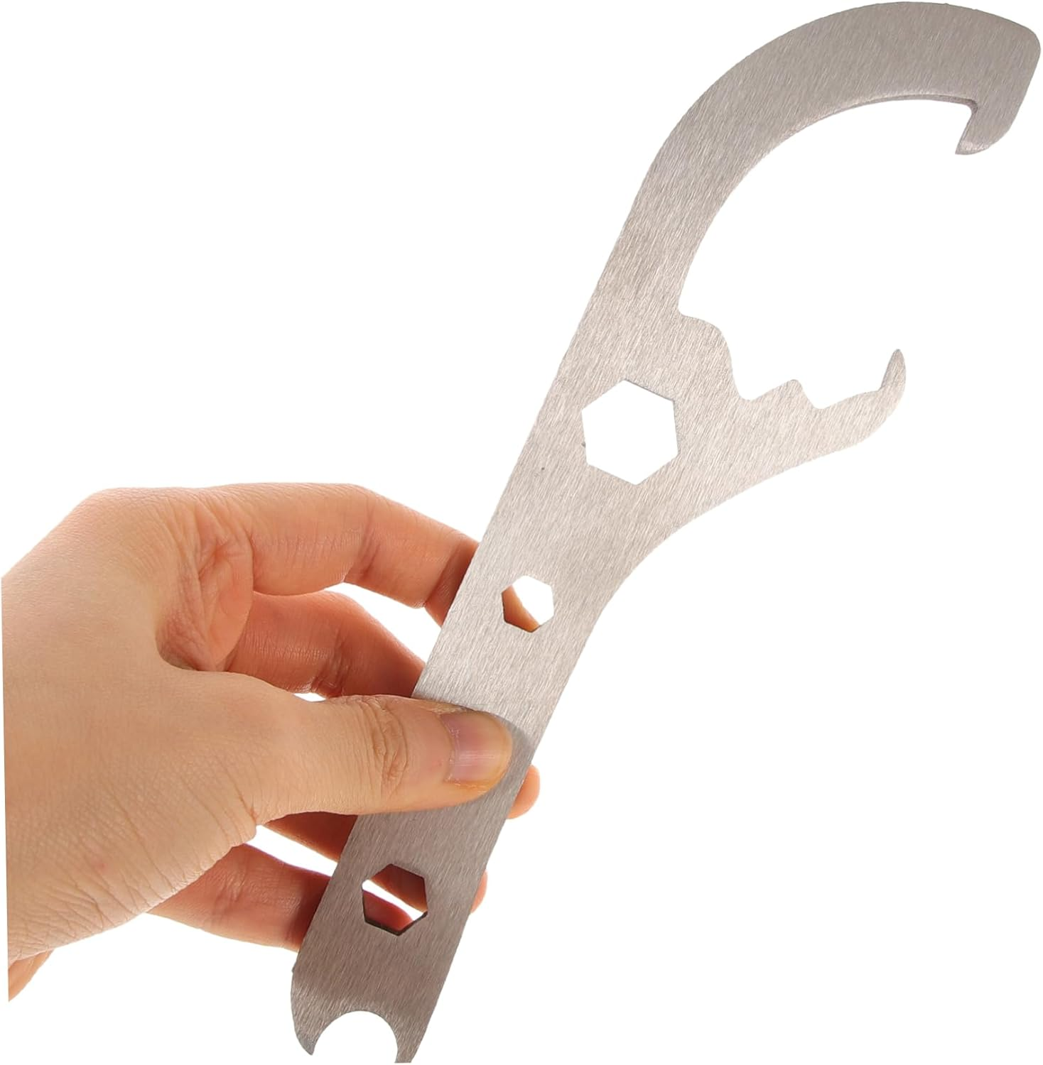 TIDTALEO Bucket Lid Opener Tool Stainless Steel 201 Multi-Function Pail Wrench 5Mm Sturdy Wear-Resistant Portable Bucket Opener for Household Paint and Containers Use image number 5