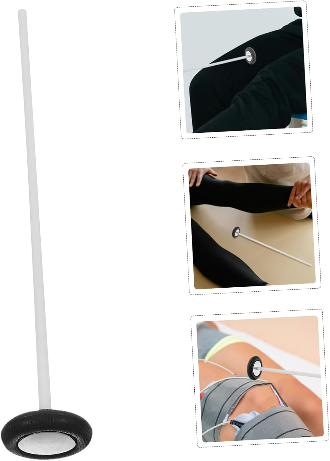 ERINGOGO round Reflex Hammer Plastic Multi-Purpose Diagnostic Tool for Neurological Tests Compact and Portable Medical Hammer for Teaching and Accurate Assessments image number 1