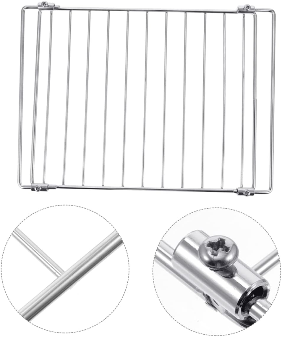 Electric Oven Grill Net and Barbecue Grill Net for Outdoor Cooking, Adjustable 415-475Mm Wide Bbq Wire Mesh Rack, Sturdy Cooling Rack Suitable for Household and Outdoor Barbecue image number 6