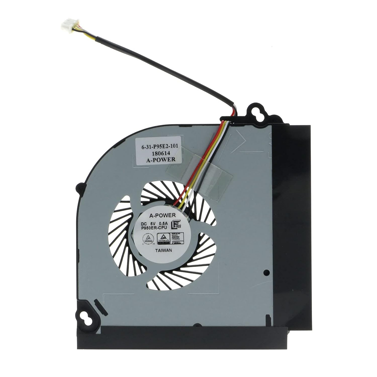 Replacement CPU Cooling Fan for Clevo P950 P950HR P950ER T97 T96E T800 BS5005HS-U3E 631-P95E2-101 DC5V 0.50A 4-Wires image number 2