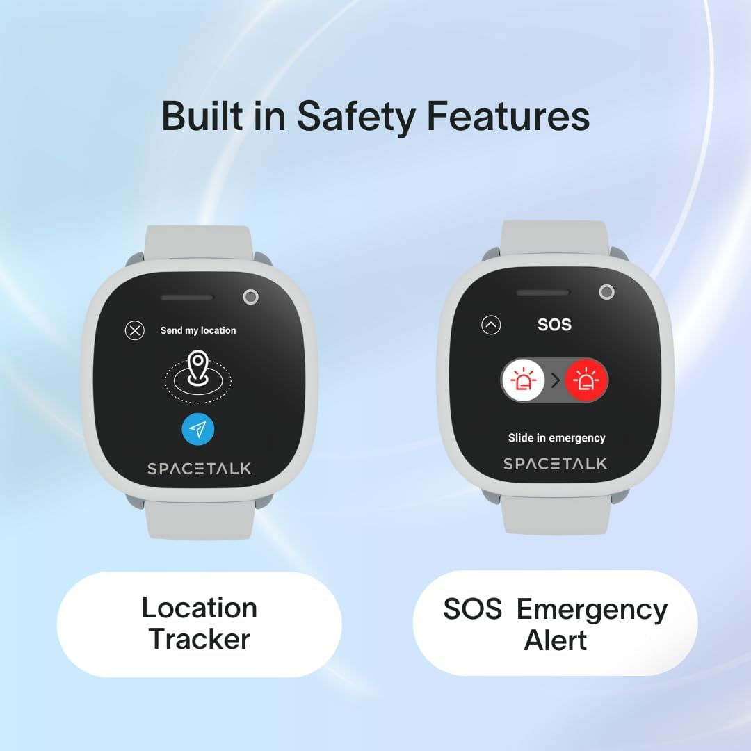 Spacetalk Adventurer 2 Smartwatch (Frost) | Kids Smart Watch with 4G, GPS, Text & Video Calling | 5MP Camera | Splashproof | Sim Included | Tough Screen | *Mobile Plan Required (Sold Separately)* image number 3