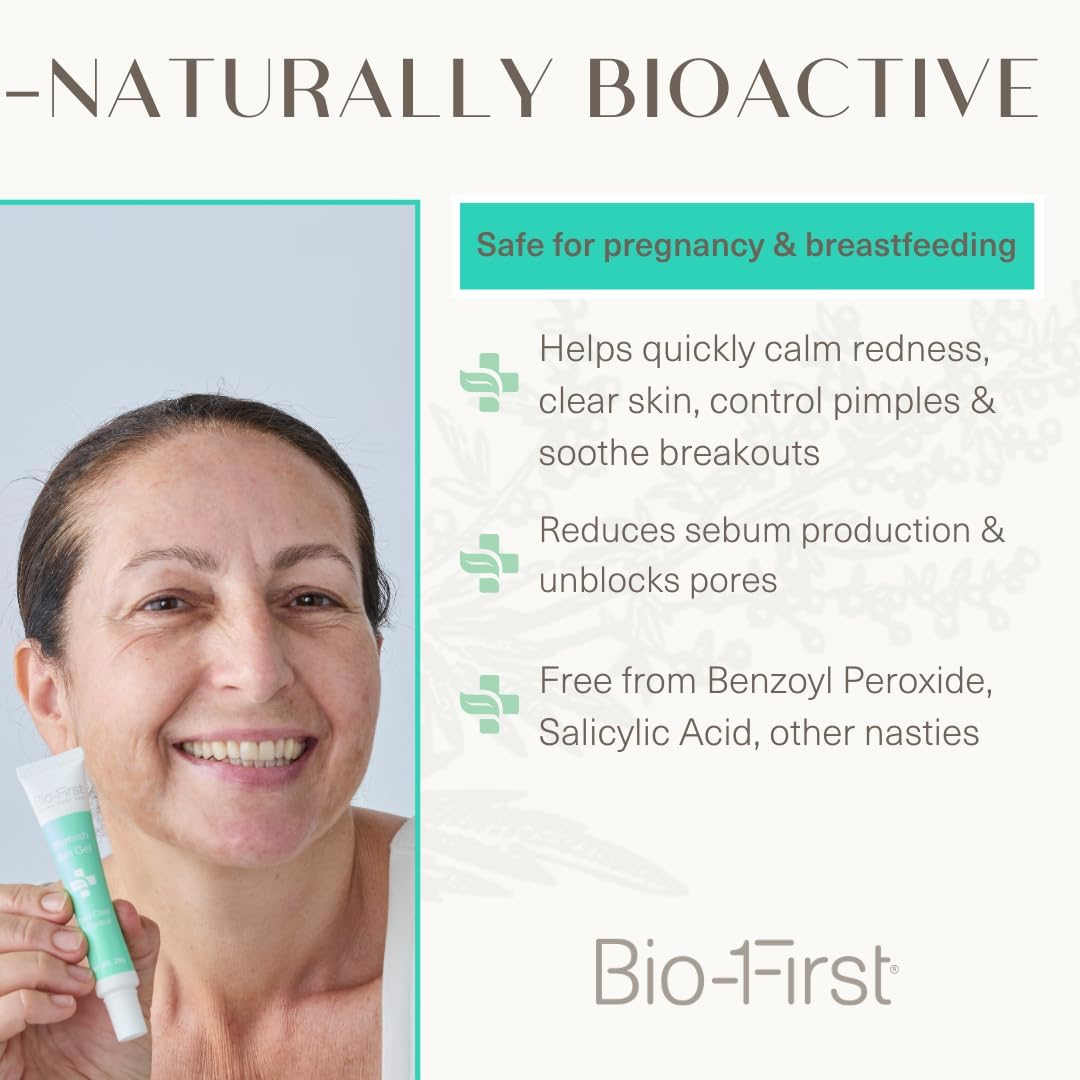 Bio-First Blemish Ban Gel - Ultimate Skin Care for Blemishes with Aloe Vera & Tea Tree for Healthy Skin - Blemish Gel with Fast Acting Results for Redness & Blemishes image number 5