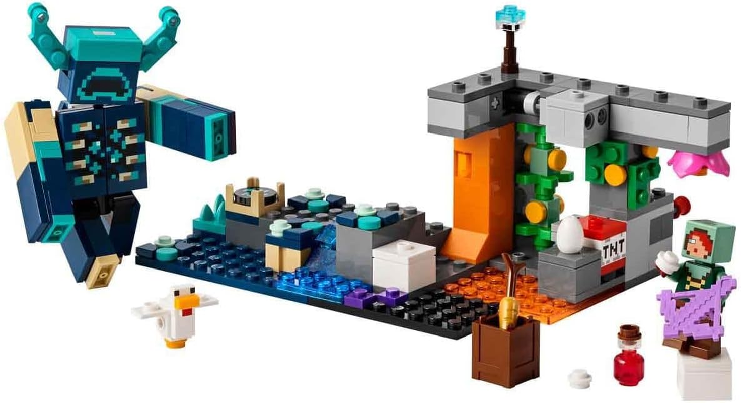 LEGO&reg; Minecraft&reg; the Warden Encounter 21274 Collectible Video Game Merch,Creative Building Toy for Kids, Birthday Toys for Gamers,Build-And-Play Battle,Room Decor for Boys and Girls Aged 7 and Over image number 6
