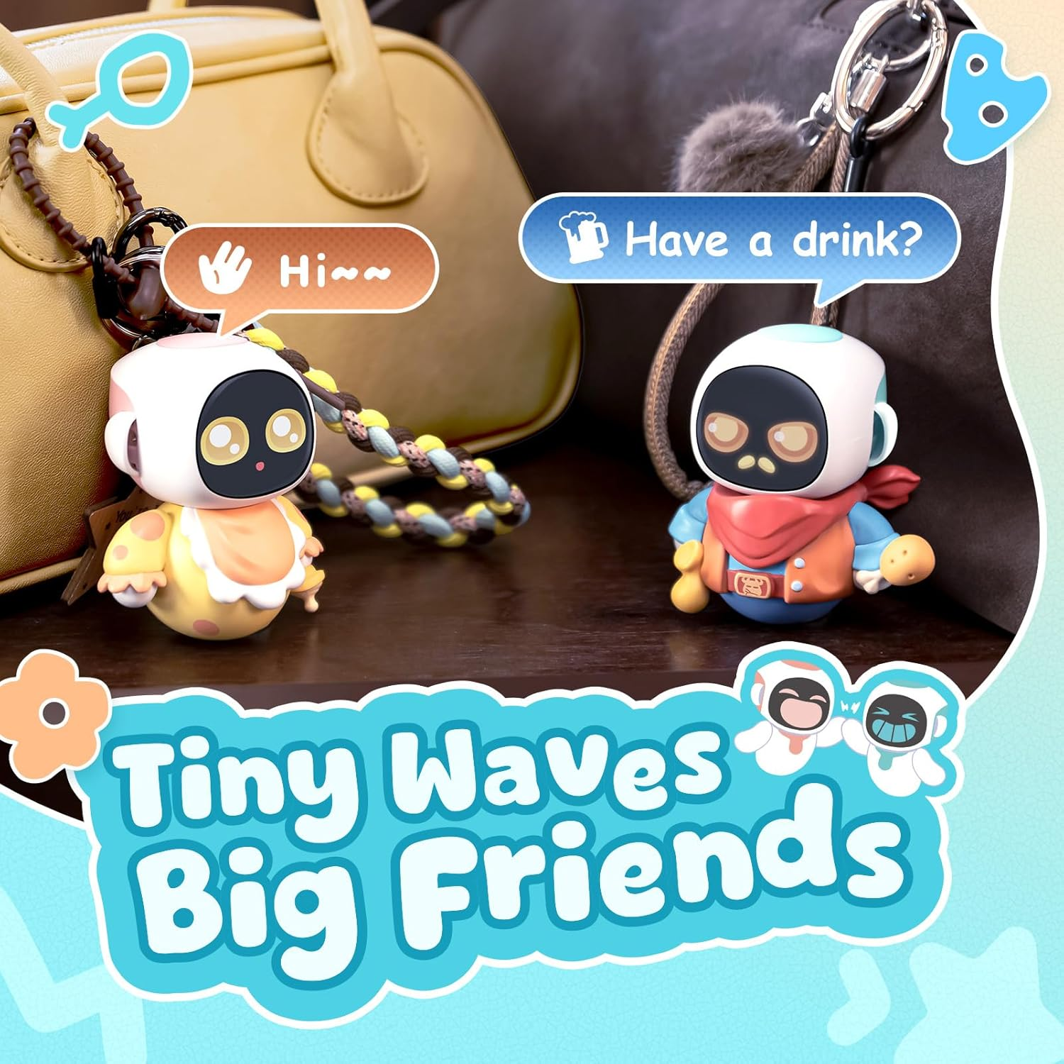 ENERGIZE LAB Eiliko - Portable Eilik Robot with AI, Fun Electronic Pendant Toys, Gifts for Couples and Best Friends. image number 4