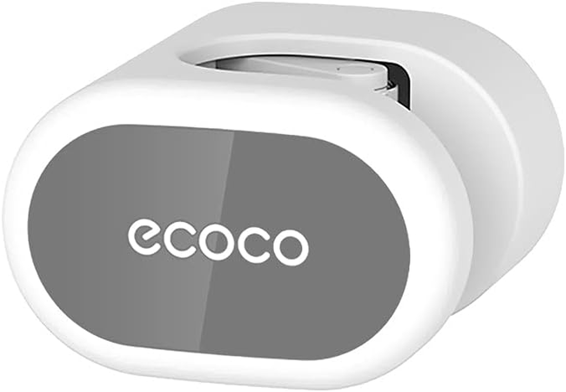 Mop Broom Tool Multipurpose Holder for Home Storage Organisation in Your Kitchen,Laundry,Garage,Garden,Caravan,Motorhome. Stylish Design.Easy Wall Mount SUPER ADHESIVE Strip. No Drilling.(White/Grey)