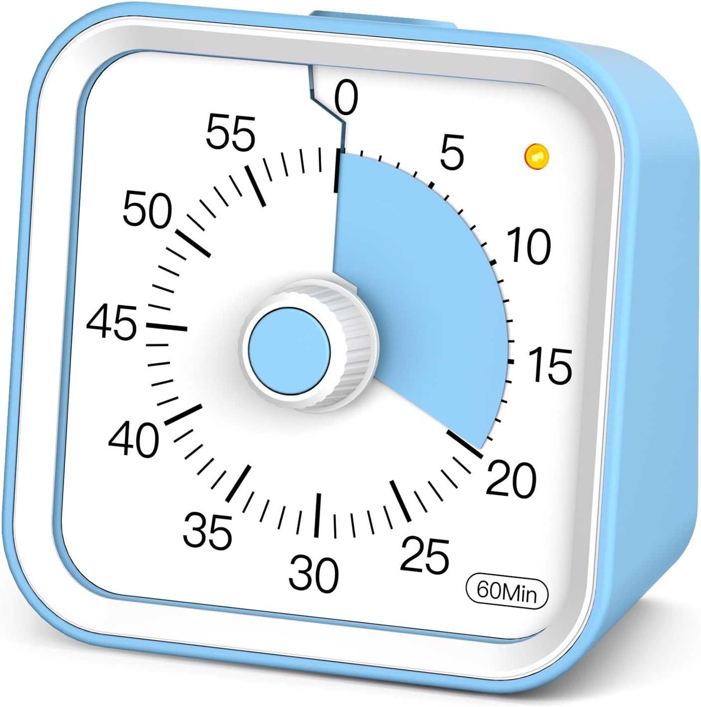 Visual Timer with Pause Function for Kids and Adults, Productivity Timer for Study, Teaching, Kitchen Cooking, Office Meetings, Time Management for ADHD (Purple)