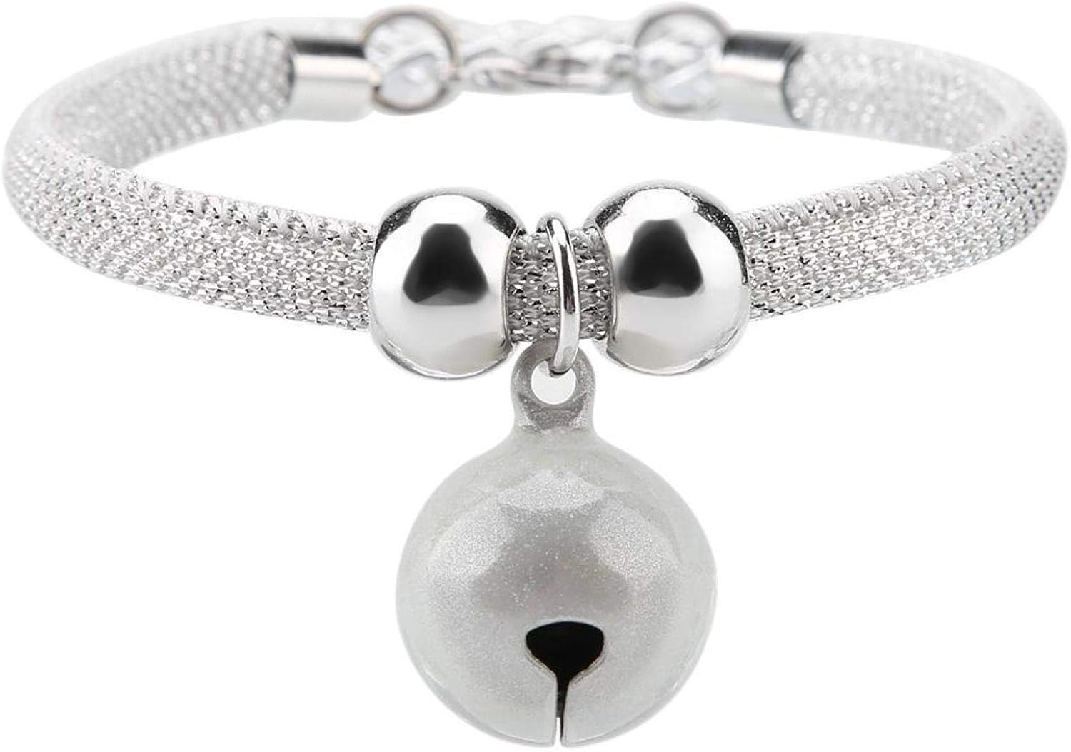 EVTSCAN Japanese Style Pets Necklace Nylon Accessory Kitten Supply Cat Bell Collar W/Extension Chain(Red)