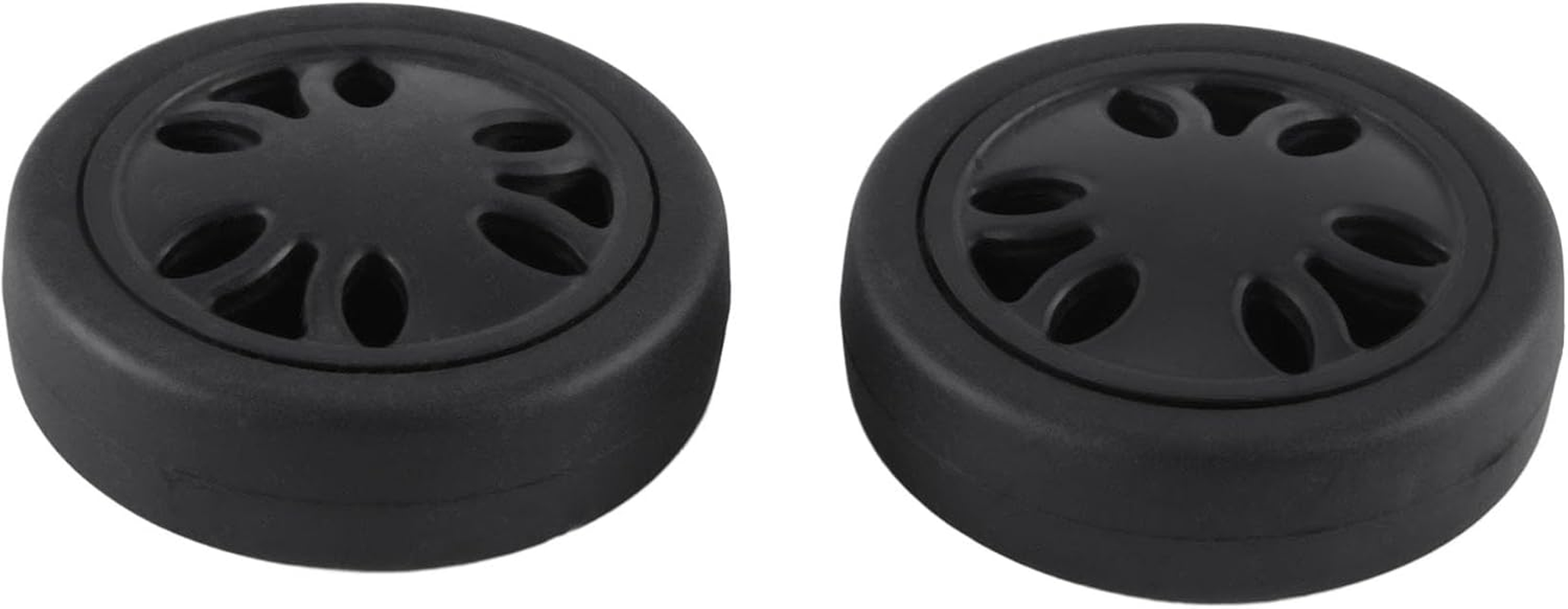 Tuperoymse 1Set 50X15Mm Luggage Wheels Replacement Wheels Luggage Wheel Universal 6Mm 8Mm Replacement Wear image number 1