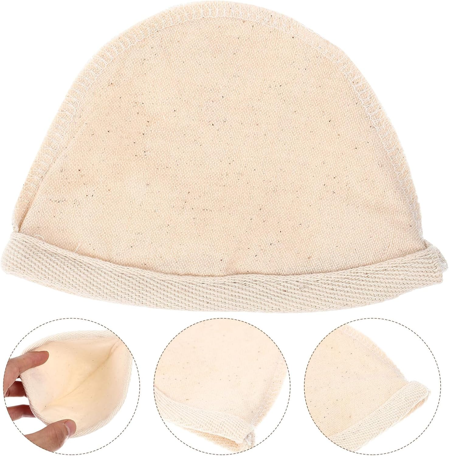 TOVINANNA Reusable Coffee Filter Bag Cotton Mesh Pouch with Wooden Handle Large Size Reusable Cotton Filter Bag for Coffee Brewing and Milk Tea 2Pcs Home Kitchen Accessory image number 3