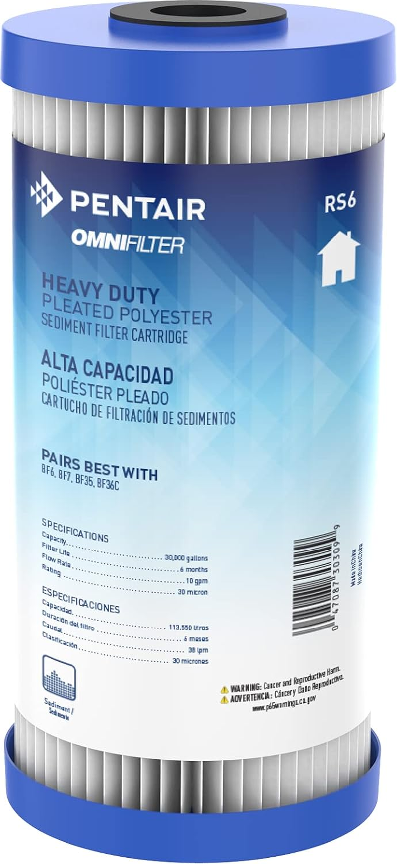 Omnifilter RS6-R-05 Heavy Duty Filter Cartridge