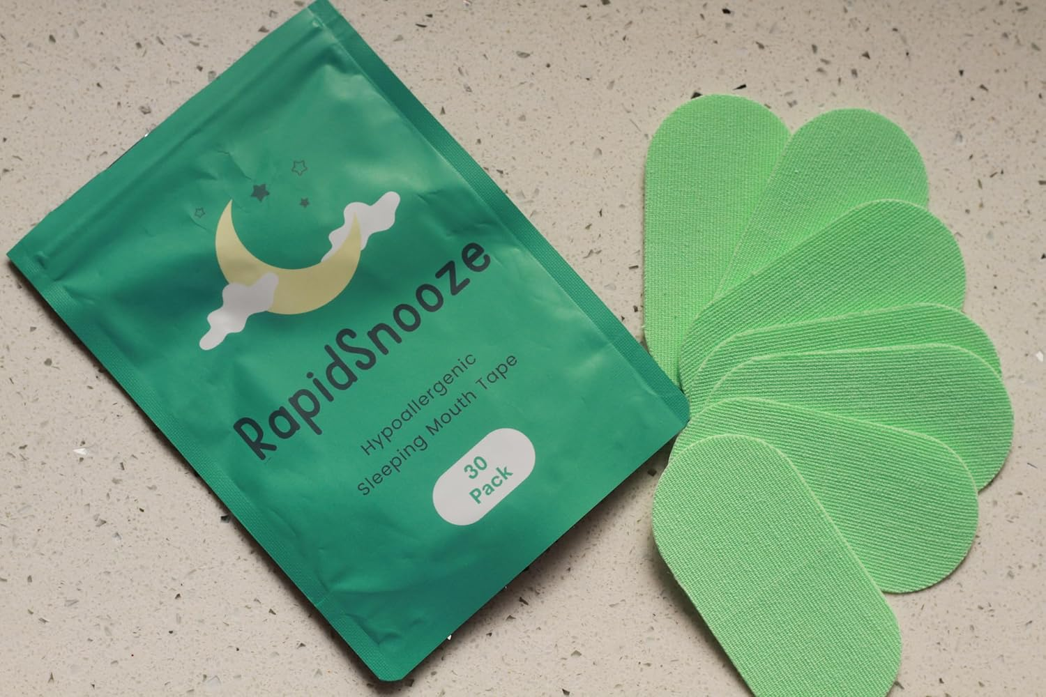 Rapidsnooze Calming Mouth Tape - anti Snoring Sleep Tape - Improve Sleep Quality- Get to Sleep Faster - Deeper Sleep - Buy 3 and save 10% image number 6