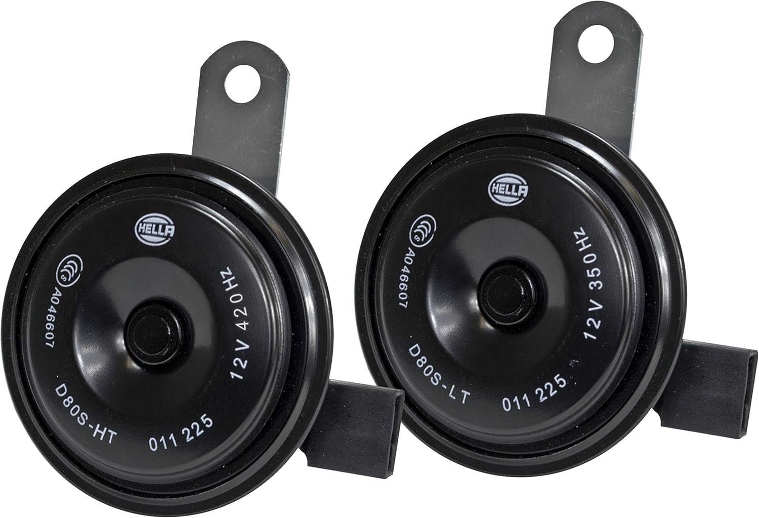 HELLA 011225802 Black 77Mm 12V BX Disc Horn Kit (Universal Fit) image number 3