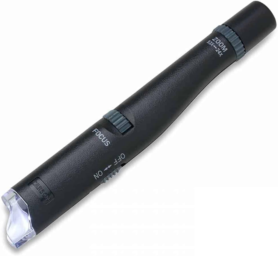 Carson Portable LED Lighted 24-53X Pen Microscope image number 1