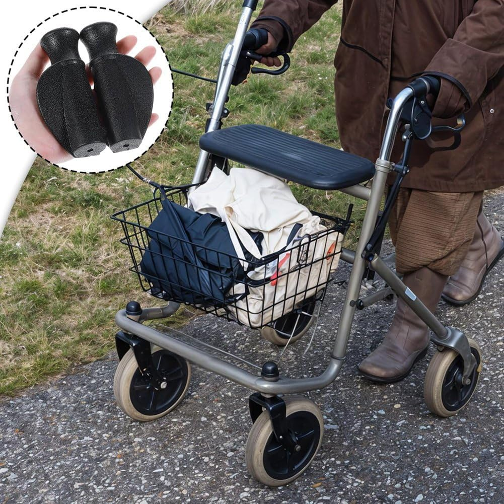 2 PCS Universal Rollator Hand Grip for Rollator and Wheelchair for Seniors, Mobility Impaired for 4-Wheel Rollator image number 6
