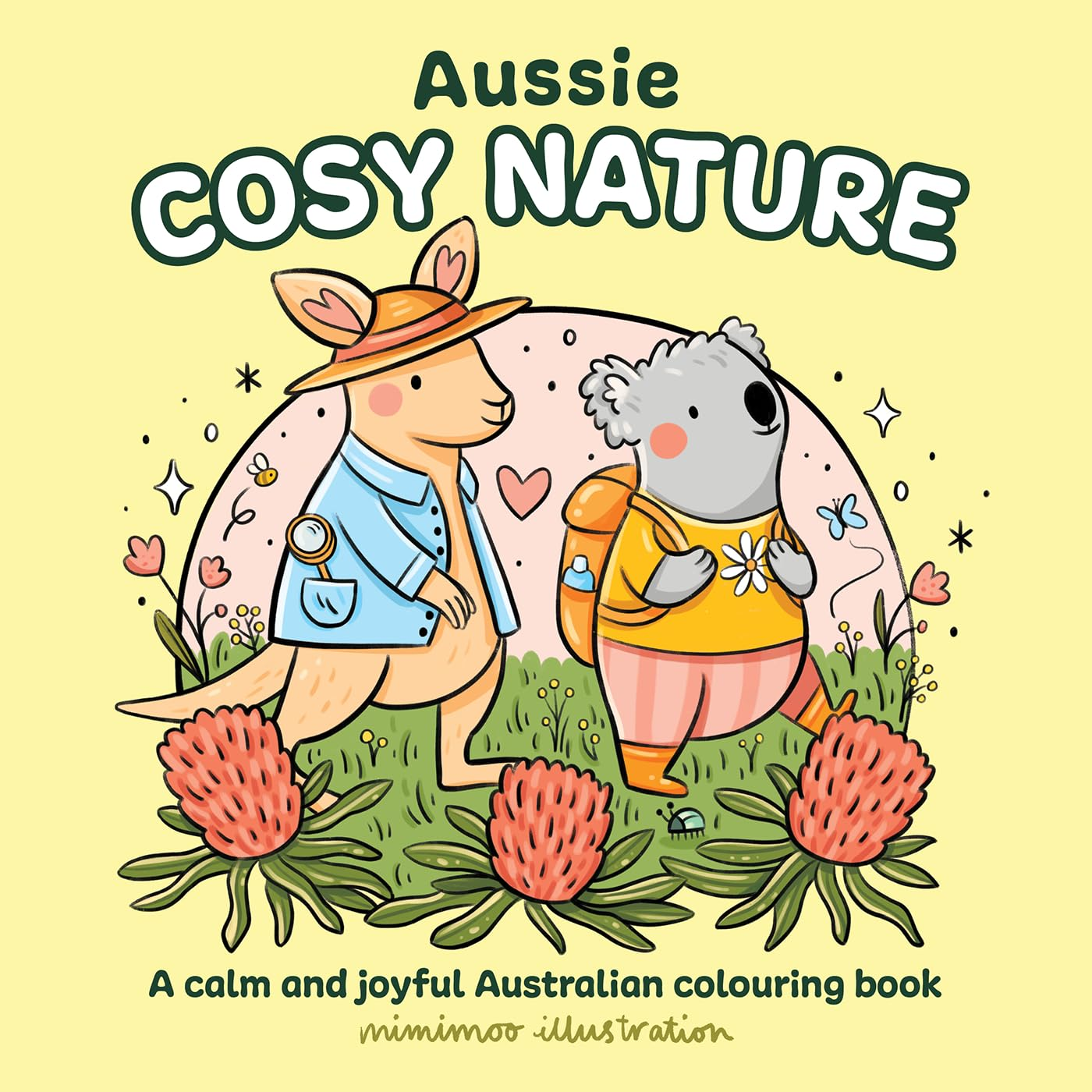 Aussie Cosy Nature: a Calm and Joyful Australian Colouring Book image number 2