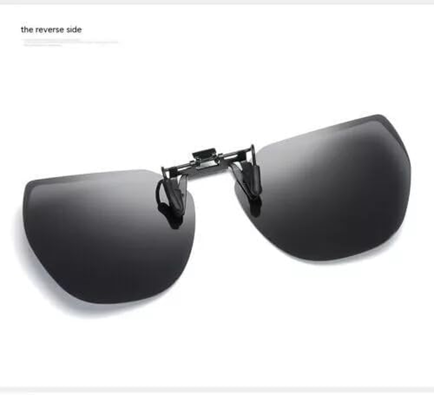 Clip-On Polarised Sunglasses, UV400 Protection, 9 Colour Options, Photochromic Lenses - Blue Pink image number 6