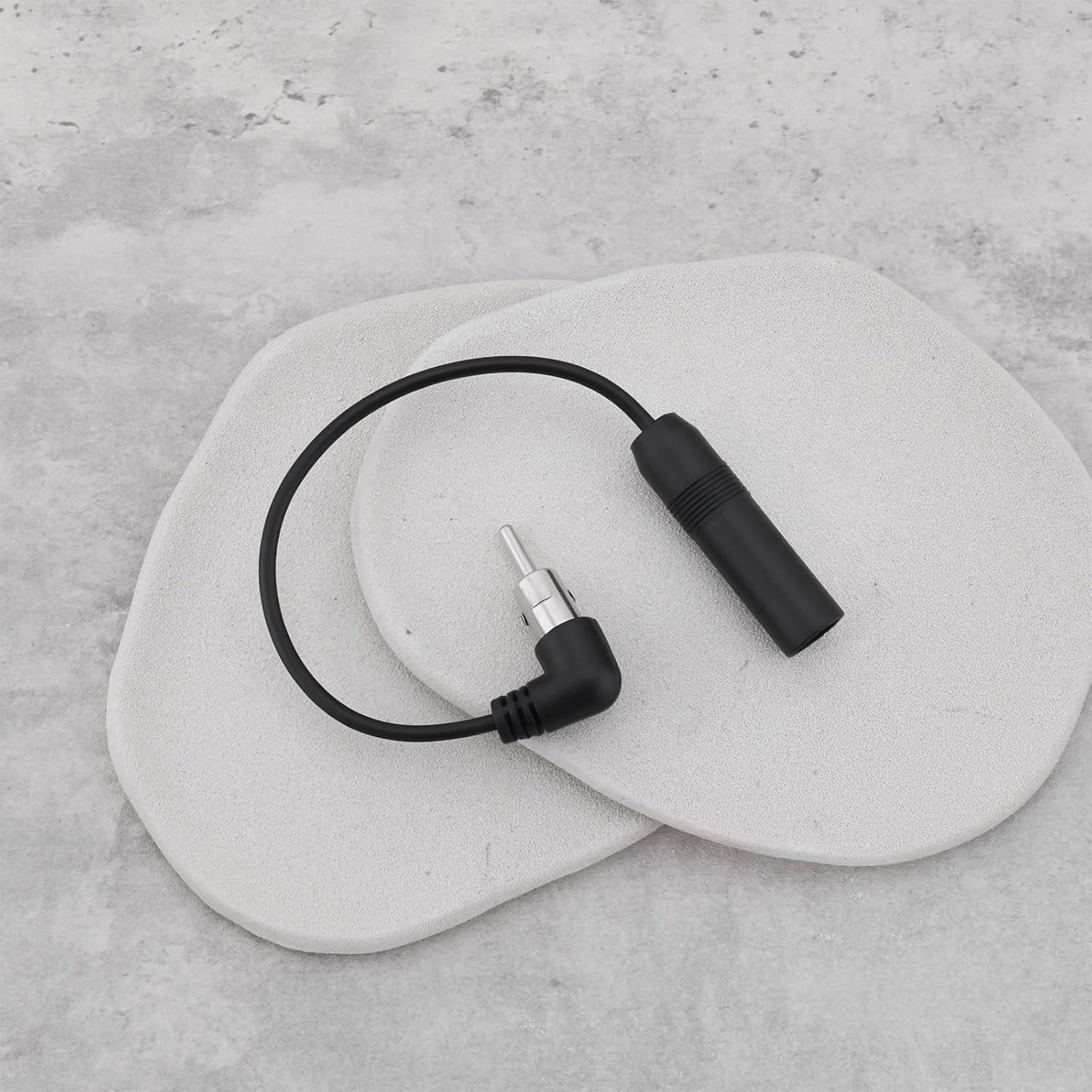 OTOTEC 2Pcs Car Stereo Audio Extension Adapter FM Radio Antenna for FM Stereo Broadcasting 20Cm