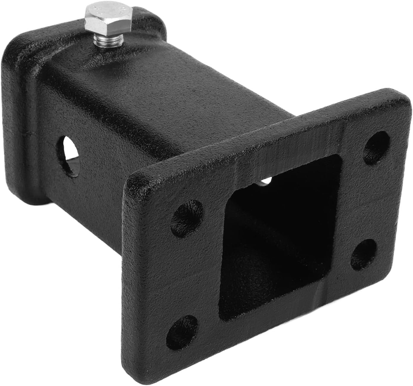 Universal Trailer Receiver Tube, Moulded Steel, 52X52Mm Square Opening, 130Mm Height, Screw-On Hitch Mount for Pickup Trucks image number 2