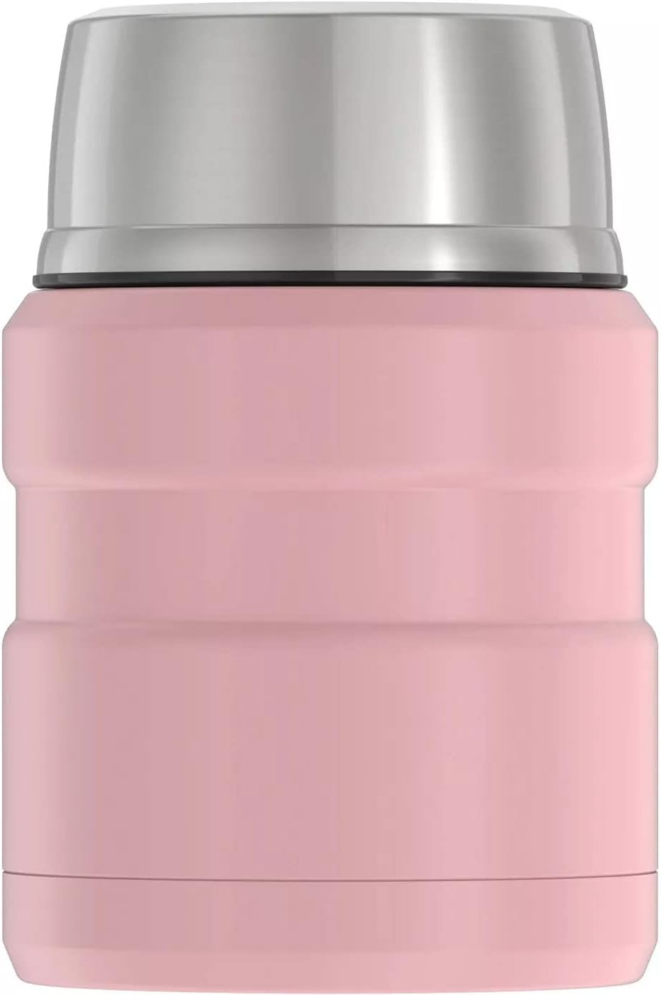 THERMOS Stainless King Vacuum-Insulated Food Jar with Spoon, 16 Ounce, Matte Rose - Rose image number 3