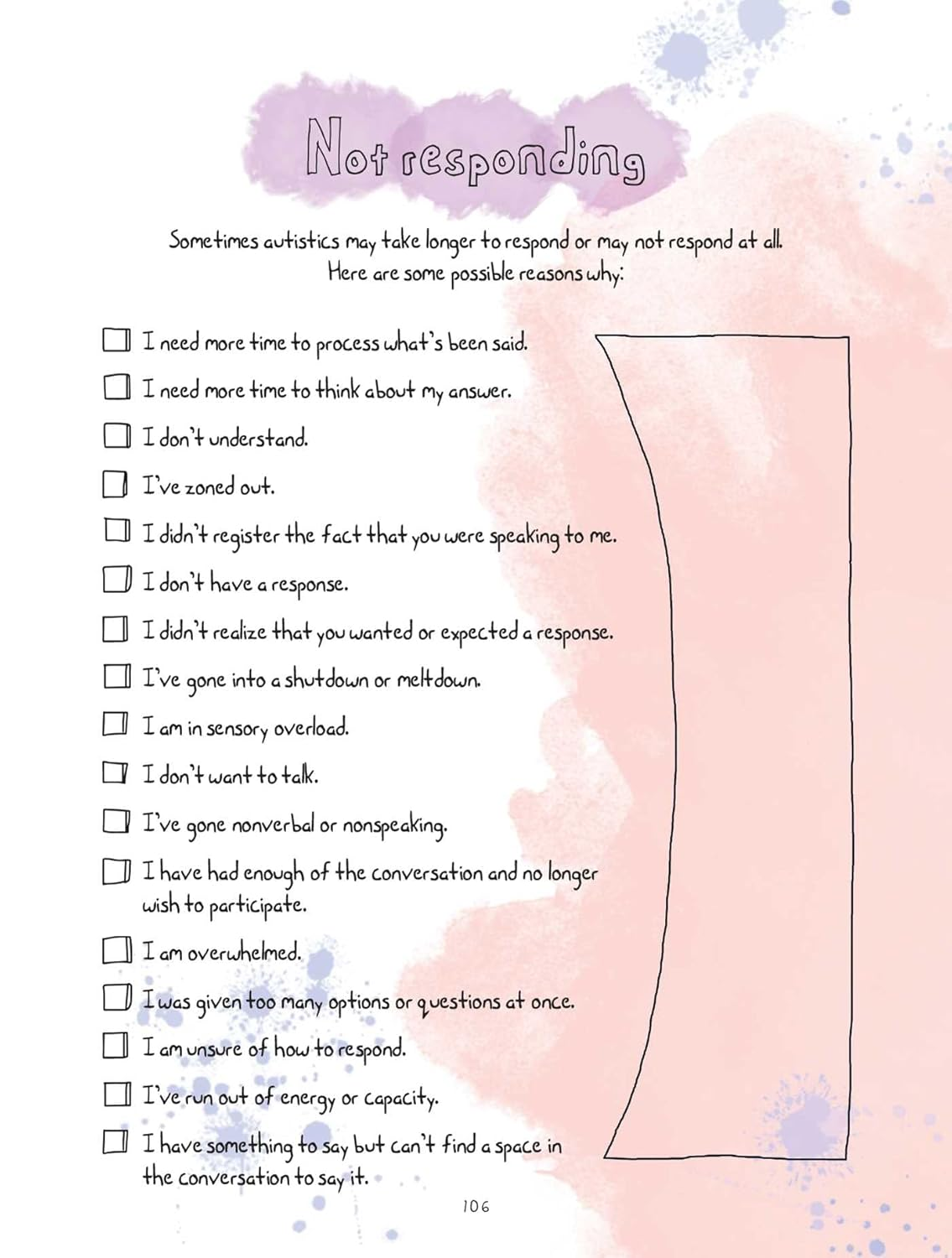 I Am Autistic: a Workbook: Sensory Tools, Practical Advice, and Interactive Journaling for Understanding Life with Autism (By Someone Diagnosed with It) image number 4