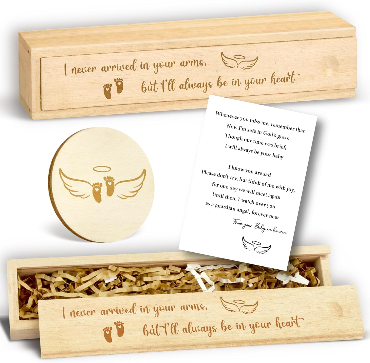 Miscarriage Gifts for Mothers - Mothers Day Gifts for Moms Who Lost a Baby, Gift for Miscarriages Loss of Baby Sympathy Gift, Infant Loss Test Keepsake Box image number 5