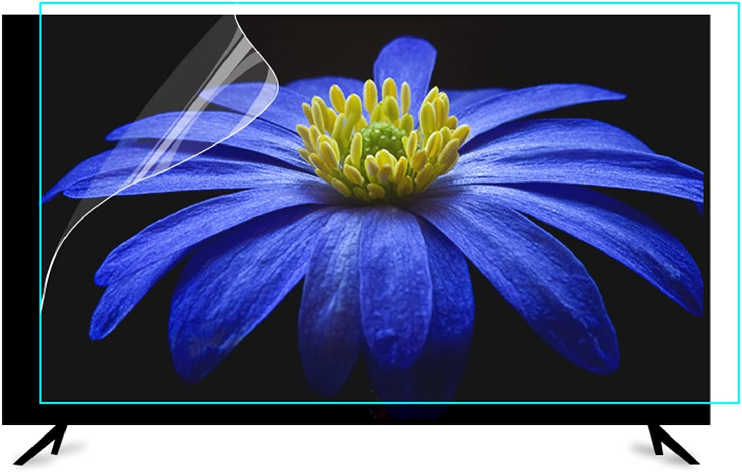 Anti-Blue Light TV Screen Protection Film for 42-75 Inch, anti Glare/Anti Reflective, Matte anti Scratch Reduce Eye Fatigue, for LCD LED OLED HDTV,55" 1221 * 689 image number 3