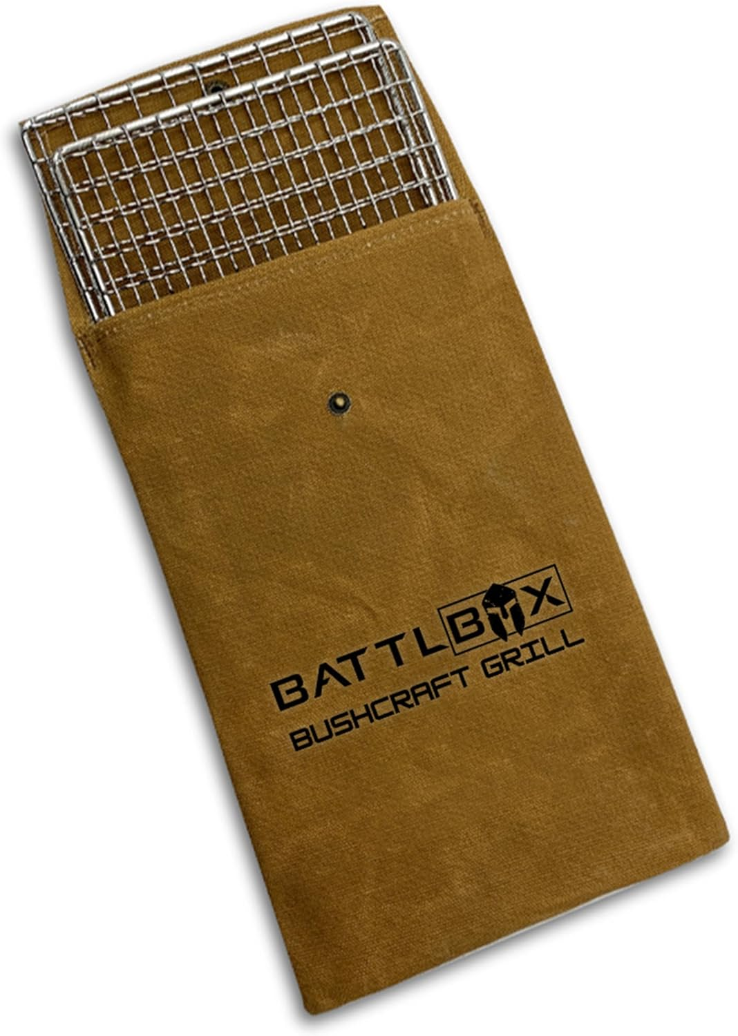 Hellfire Bushcraft Grill Stainless Steel Campfire Cooking Grate (2-Pack) Portable Camping Grate for Fire Cooking BBQ - Canvas Carrying Bag - Welded Mesh Grill Grate - Backpacking, Camping, Hiking image number 2