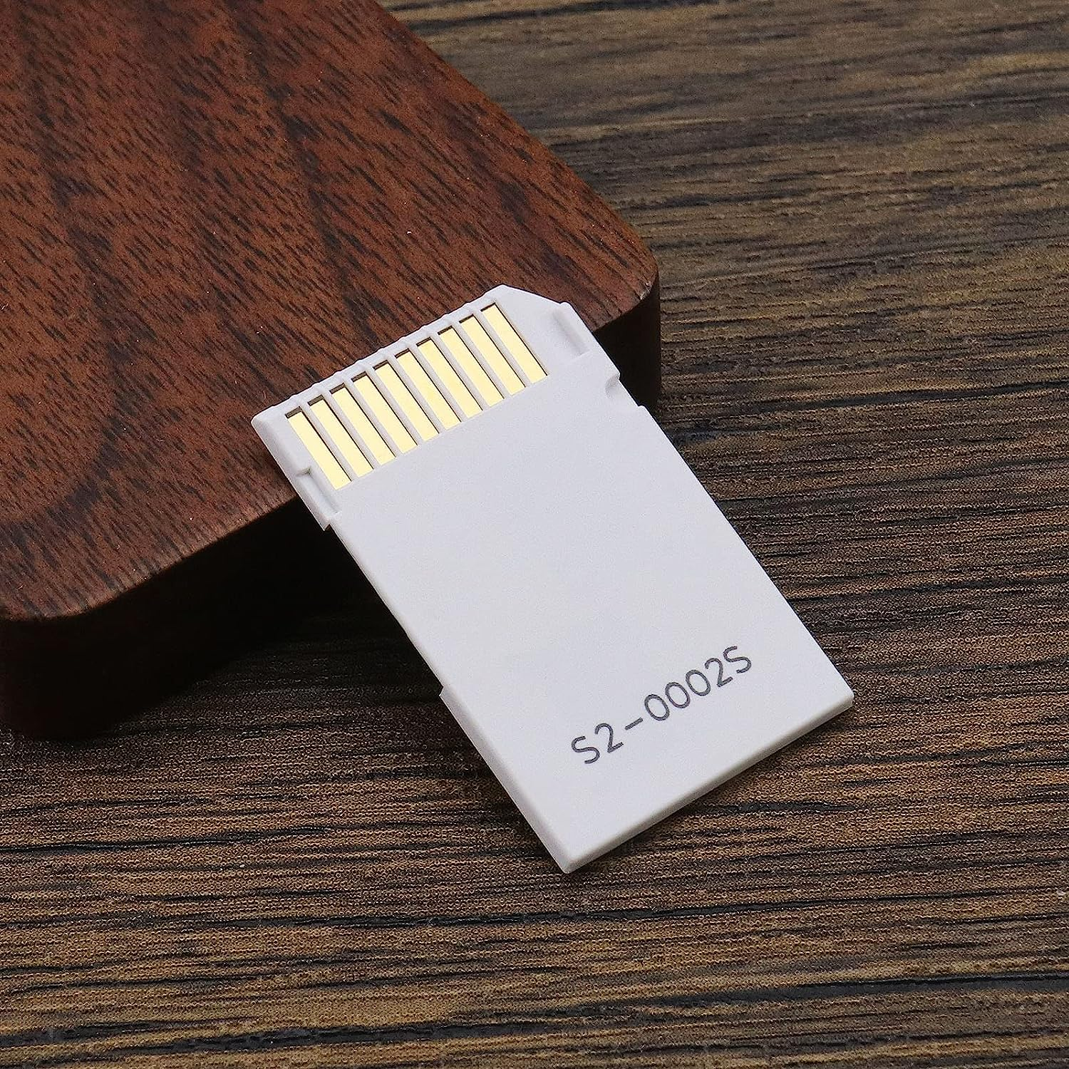 Emsea 2Pcs Dual SD/TF Card to MS Memory Card Holder CR5400 512GB Compatible with Sony Memory Stick PSP Dual Slot Adapter 31X20Mm image number 4