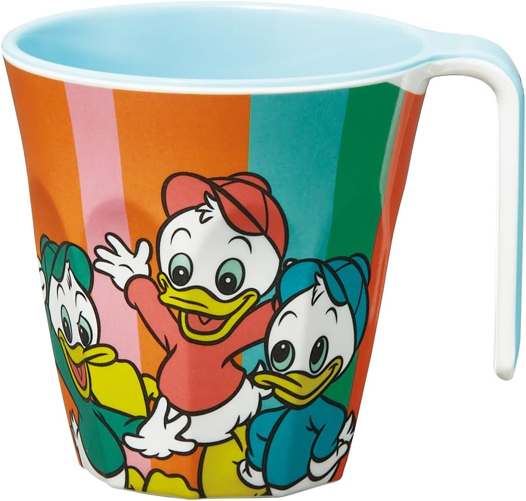Skater MTH3-A Melamine Tumbler with Handle, 10.1 Fl Oz (300 Ml), Disney Retro Huey image number 7