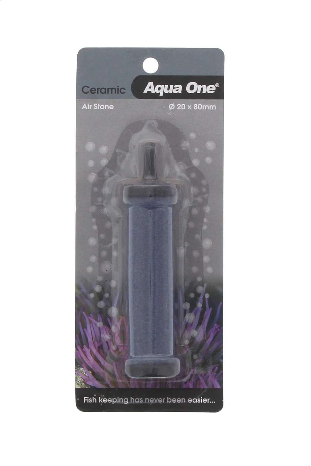 Airstone Ceramic 80 X 20Mm 10153 Fish Tank Aquarium Aqua One image number 1