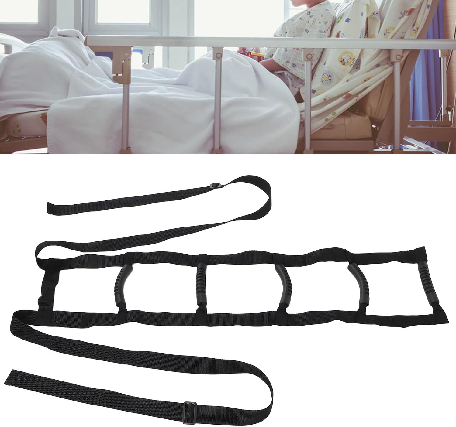 Bed Ladder Assist, Convenient Use Pull up Rope Ladder Wide Application for Hospital for Patient image number 6