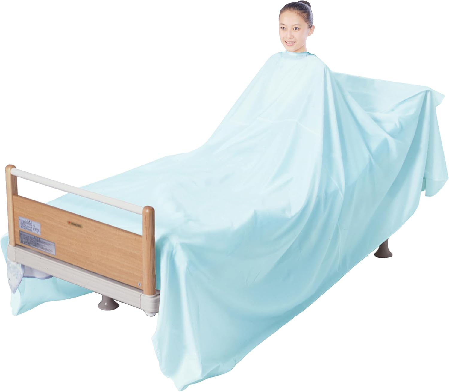 Mayho 4985741654216 Haircut Cape, Blue, Standard image number 3